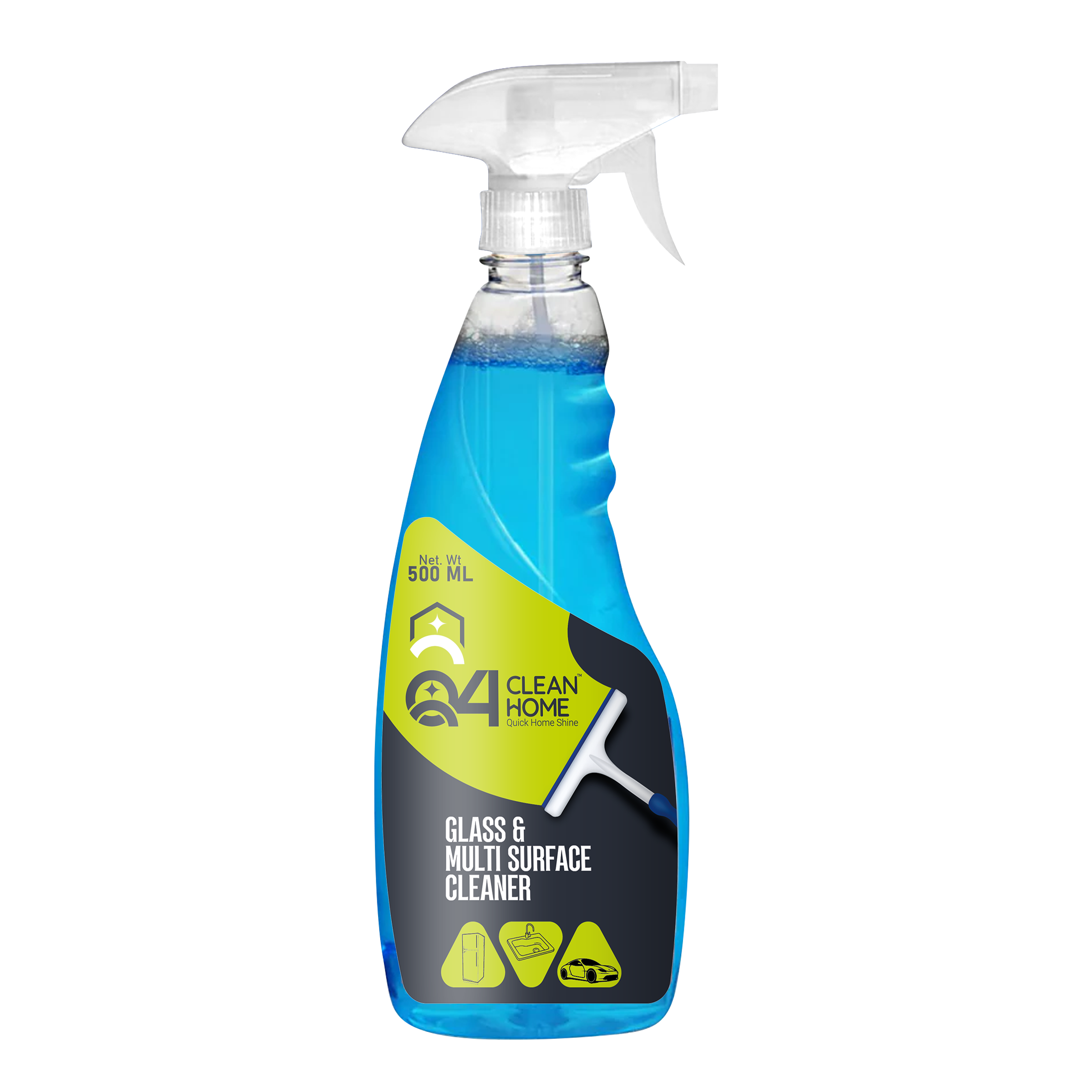Q4C Glass & Multi-Surface Cleaner – 500ml