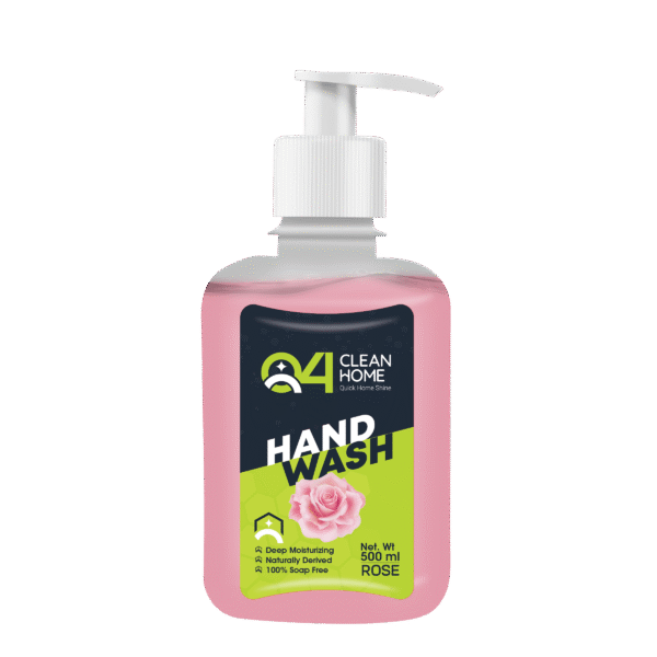 Q4Clean Home Hand Wash – Rose (500 ml)