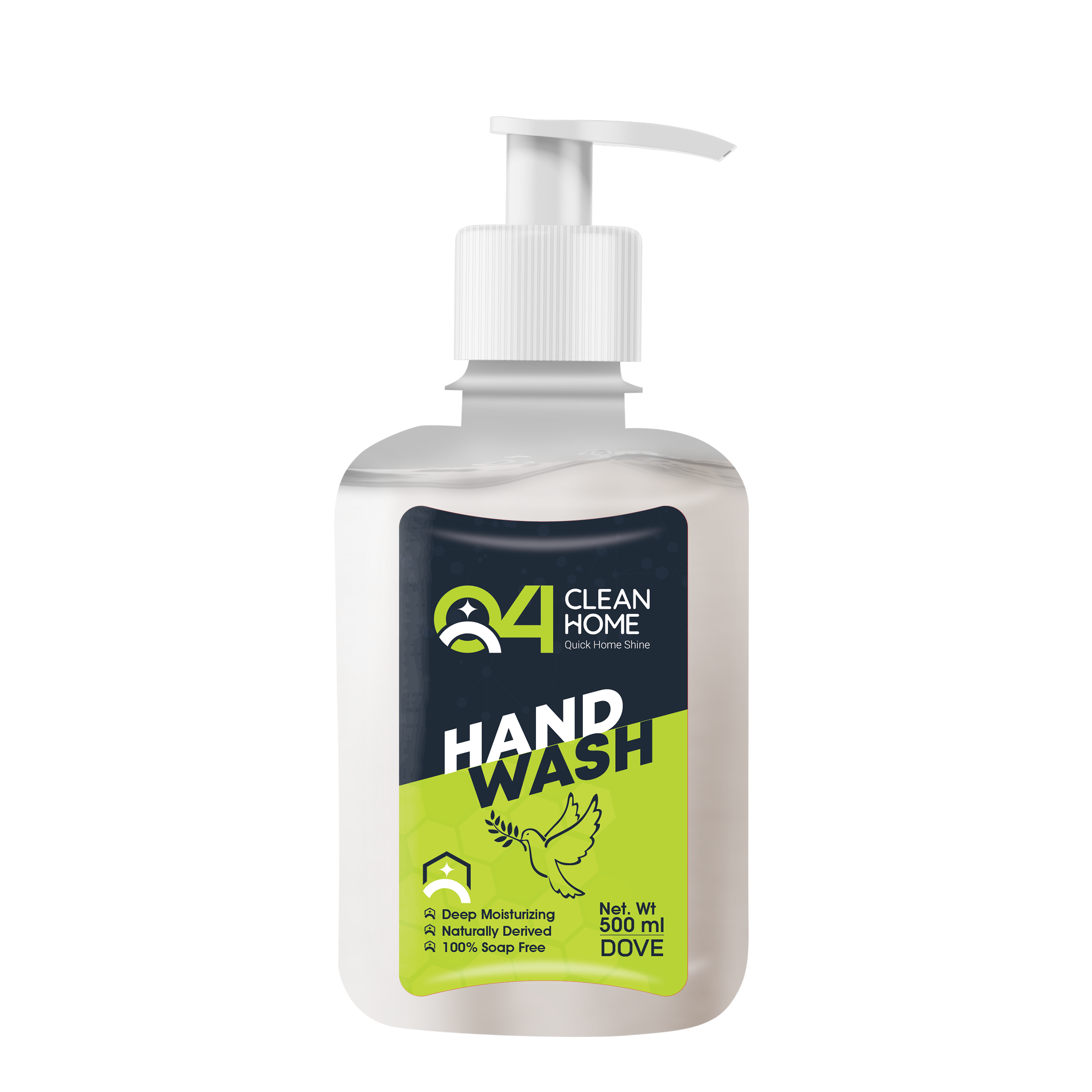 Q4Clean Home Hand Wash – Dove (500 ml)