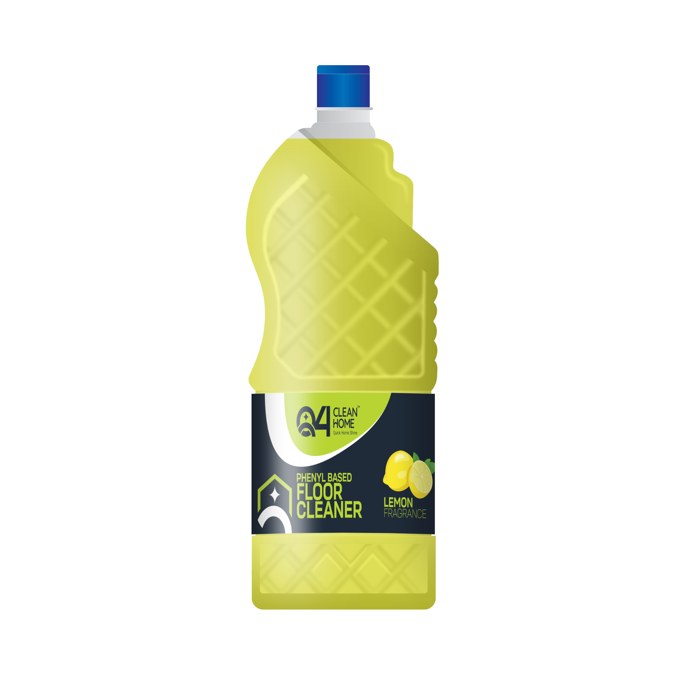 Q4C Phenyl-Based Floor Cleaner – Lemon 1L